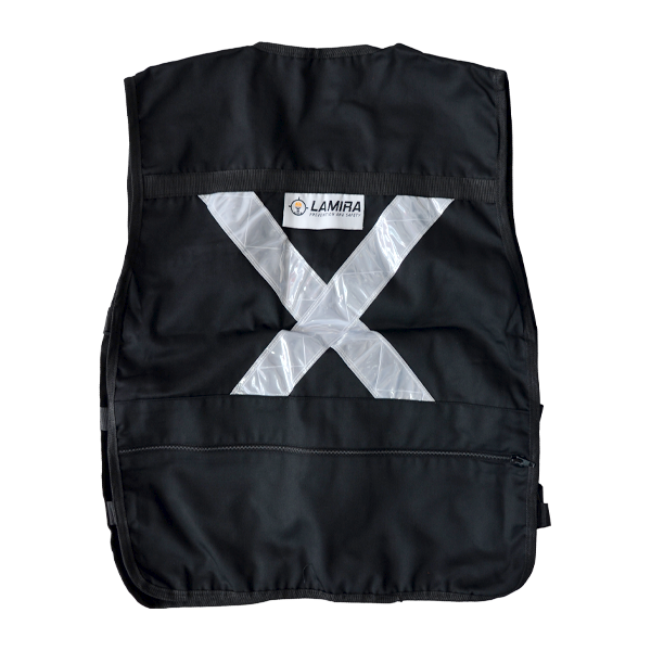 Chaleco Rescatista Lamira Negro LS-4415 - 1